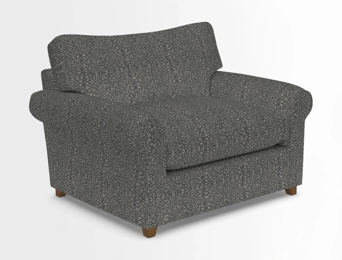 Waverley Snuggler Sofa Bed in wo Tone Plain Biscuit