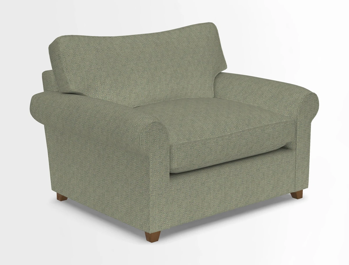 Waverley Snuggler Sofa Bed in wo Tone Plain Biscuit