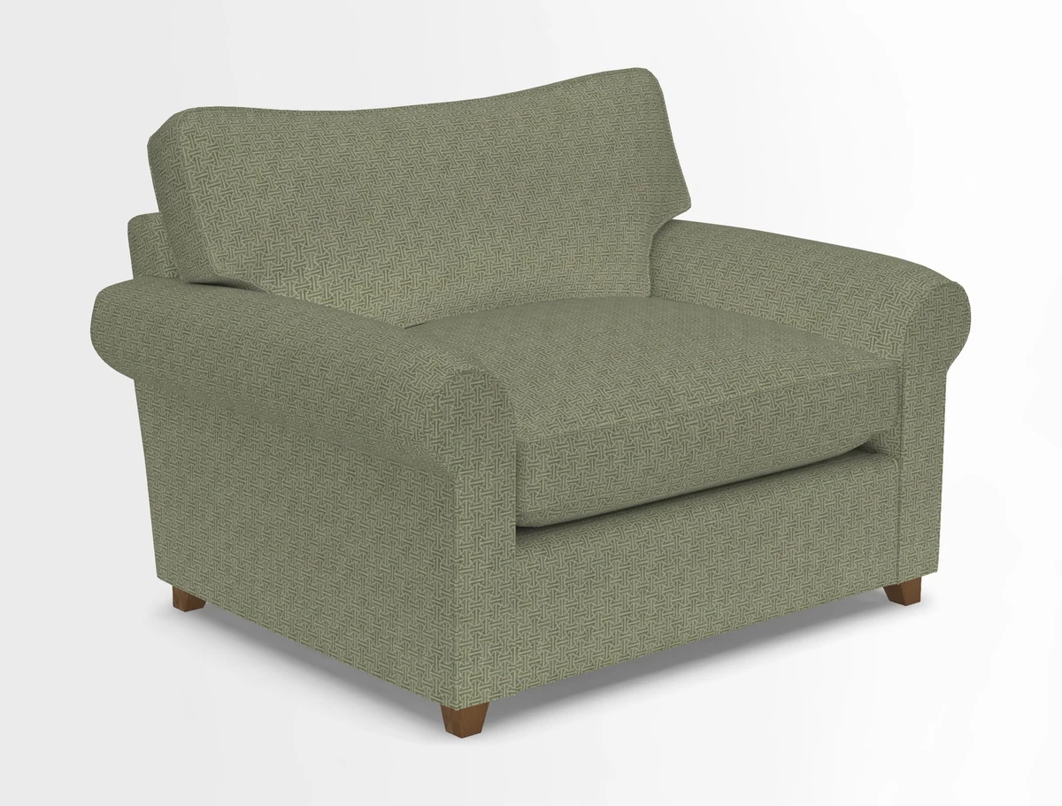Waverley Snuggler Sofa Bed in wo Tone Plain Biscuit