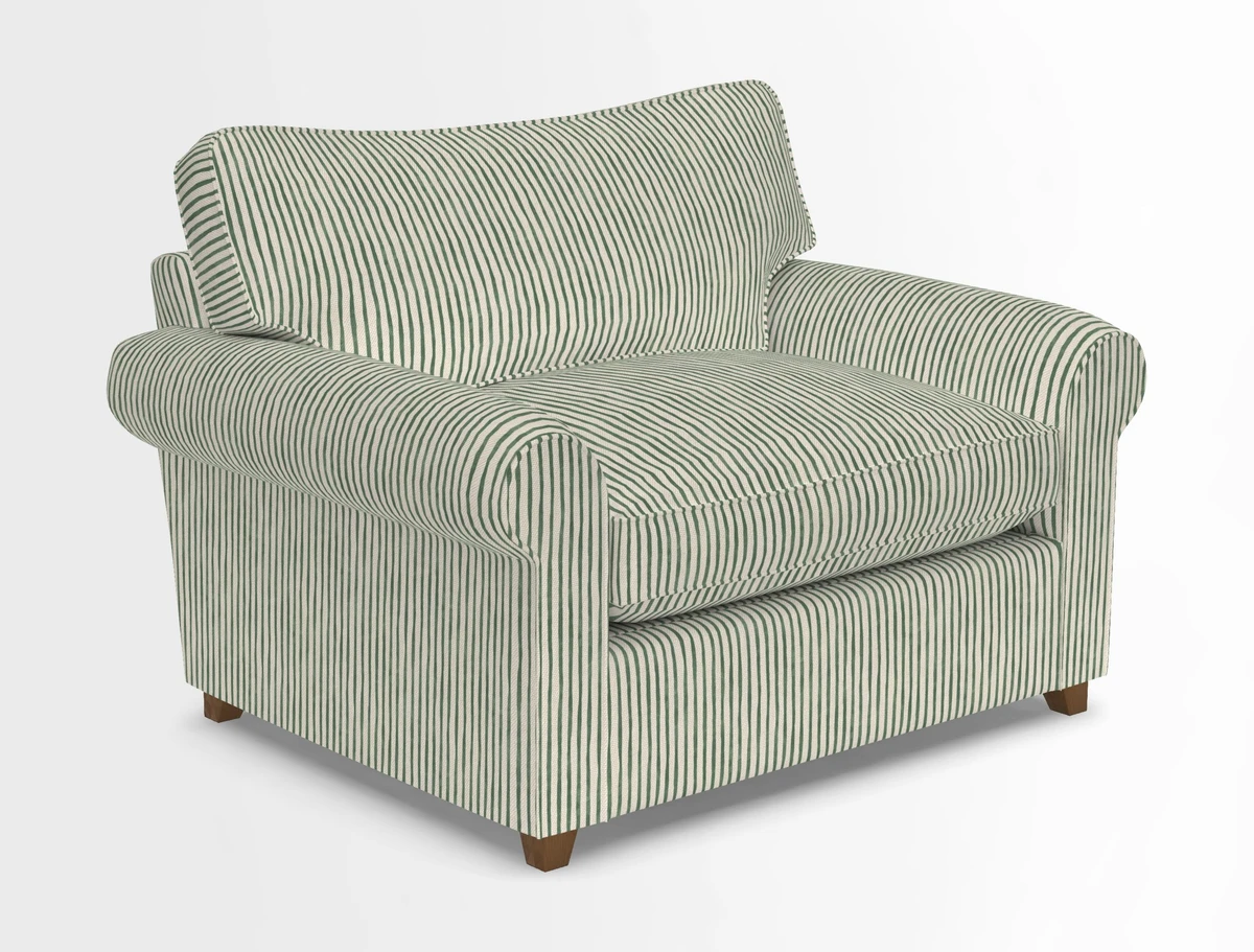 Waverley Snuggler Sofa Bed in wo Tone Plain Biscuit