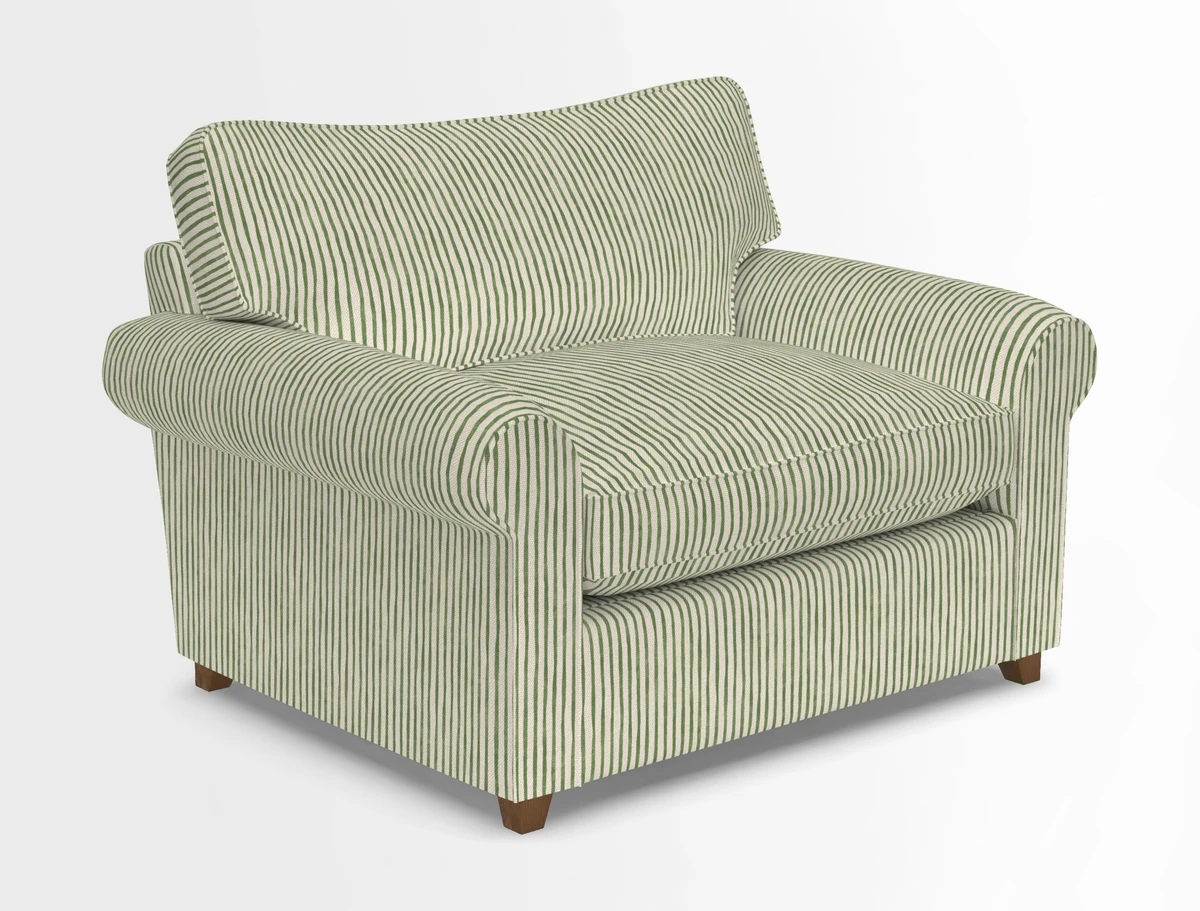 Waverley Snuggler Sofa Bed in wo Tone Plain Biscuit
