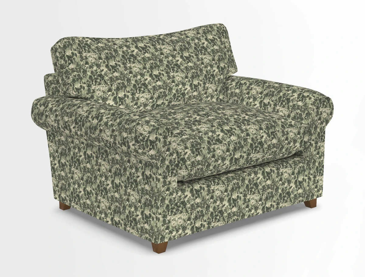 Waverley Snuggler Sofa Bed in wo Tone Plain Biscuit