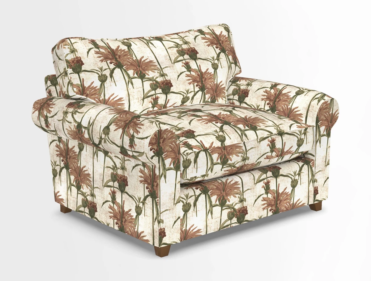 Waverley Snuggler Sofa Bed in wo Tone Plain Biscuit