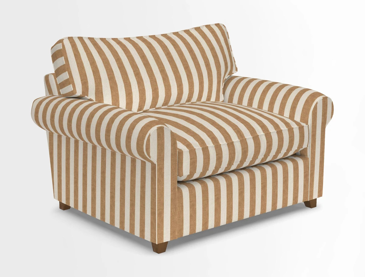 Waverley Snuggler Sofa Bed in wo Tone Plain Biscuit