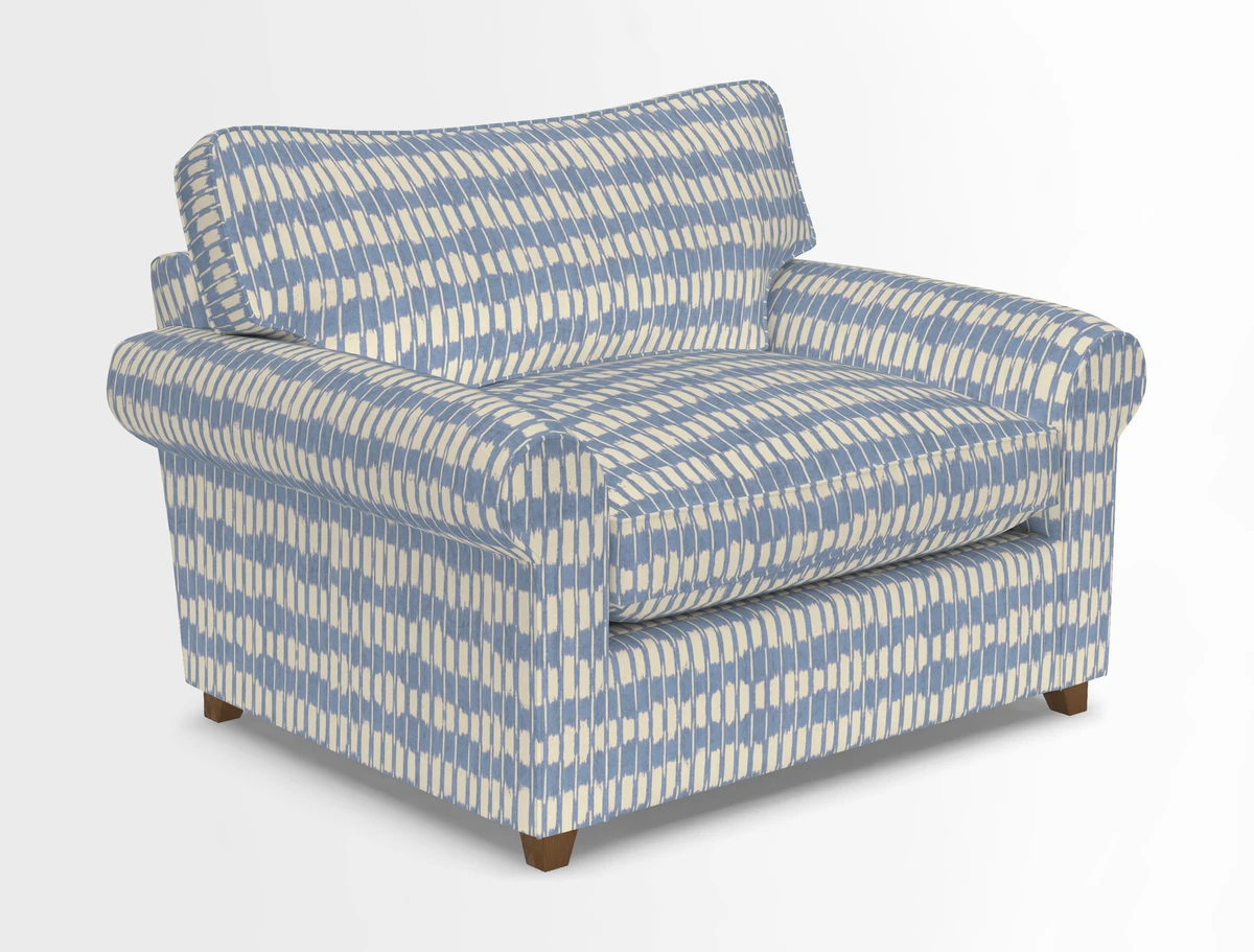 Waverley Snuggler Sofa Bed in wo Tone Plain Biscuit