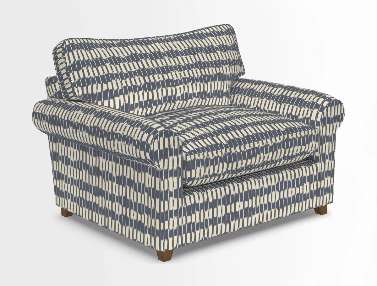 Waverley Snuggler Sofa Bed in wo Tone Plain Biscuit