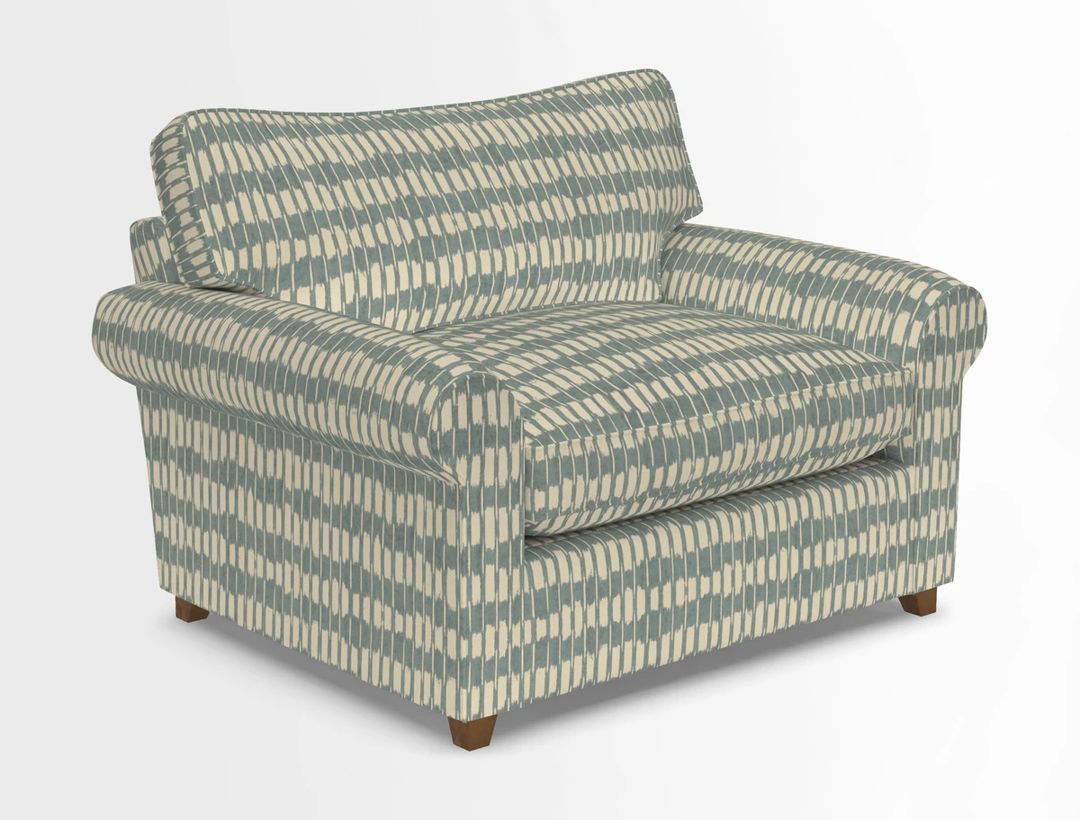 Waverley Snuggler Sofa Bed in wo Tone Plain Biscuit