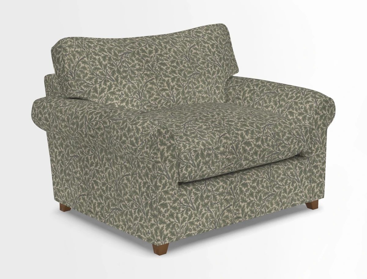 Waverley Snuggler Sofa Bed in wo Tone Plain Biscuit