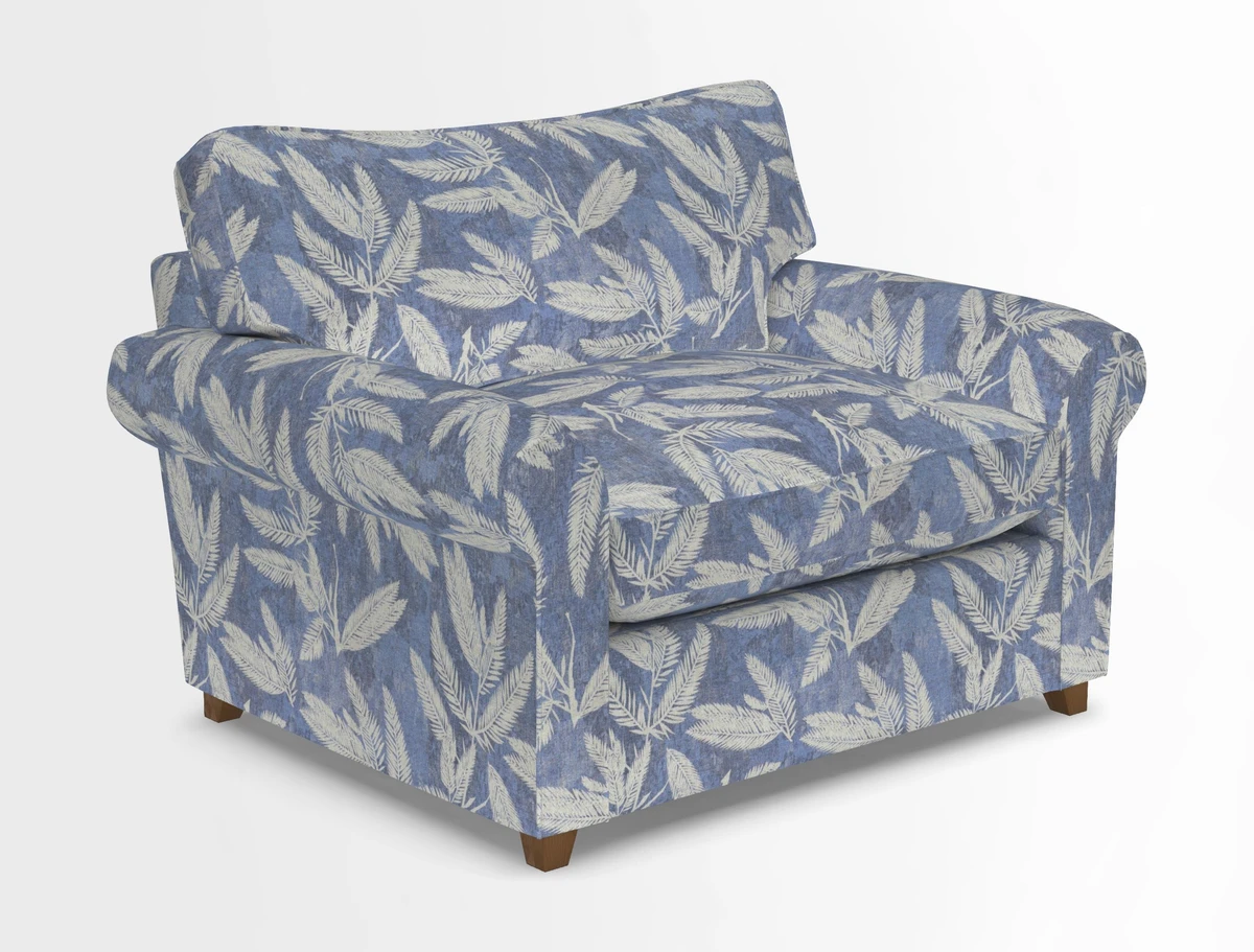 Waverley Snuggler Sofa Bed in wo Tone Plain Biscuit