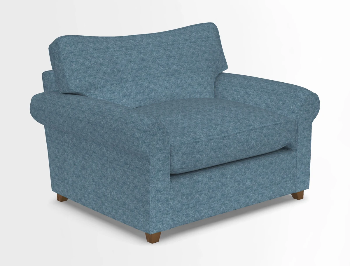 Waverley Snuggler Sofa Bed in wo Tone Plain Biscuit