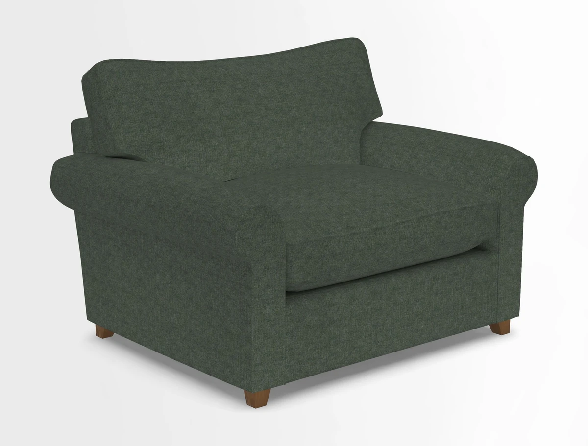 Waverley Snuggler Sofa Bed in wo Tone Plain Biscuit