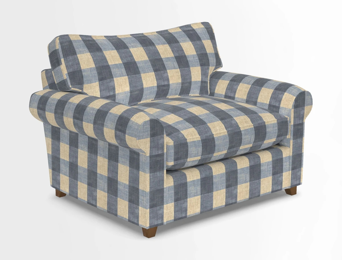 Waverley Snuggler Sofa Bed in wo Tone Plain Biscuit