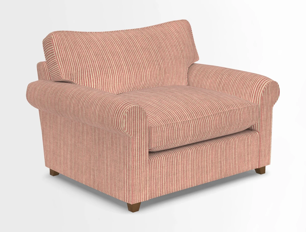 Waverley Snuggler Sofa Bed in wo Tone Plain Biscuit