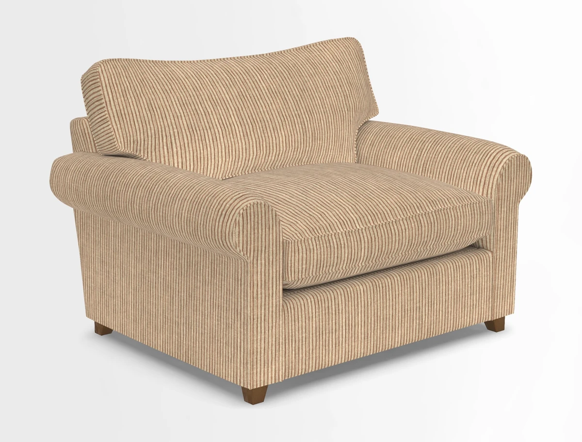 Waverley Snuggler Sofa Bed in wo Tone Plain Biscuit