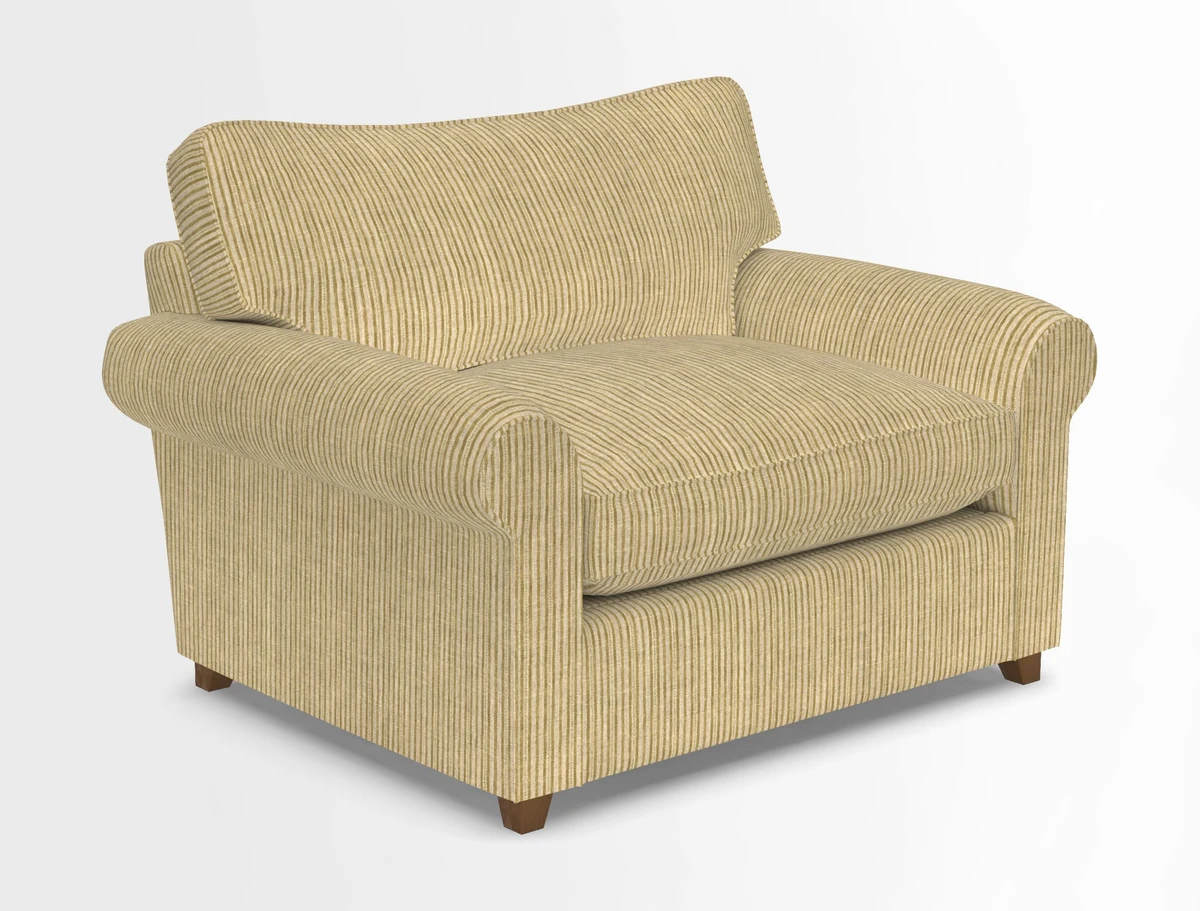 Waverley Snuggler Sofa Bed in wo Tone Plain Biscuit