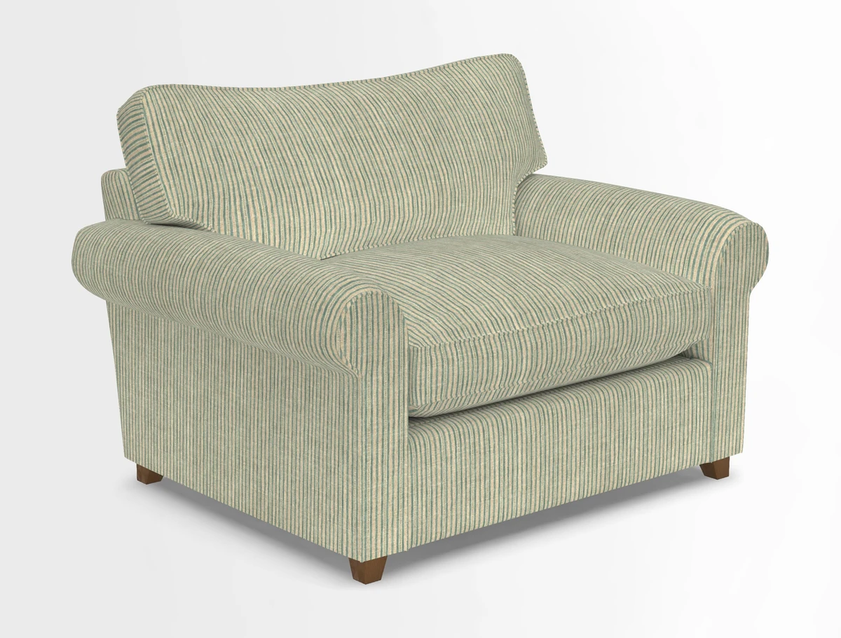 Waverley Snuggler Sofa Bed in wo Tone Plain Biscuit