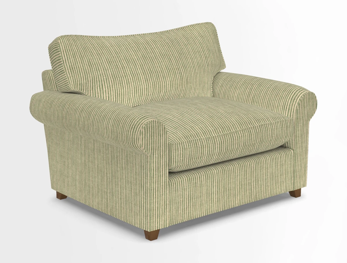 Waverley Snuggler Sofa Bed in wo Tone Plain Biscuit
