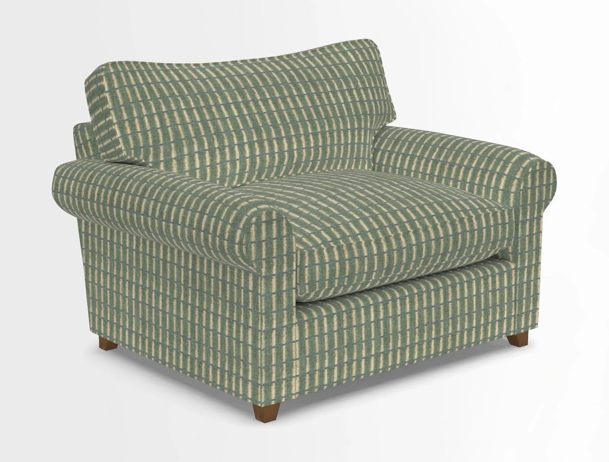 Waverley Snuggler Sofa Bed in wo Tone Plain Biscuit