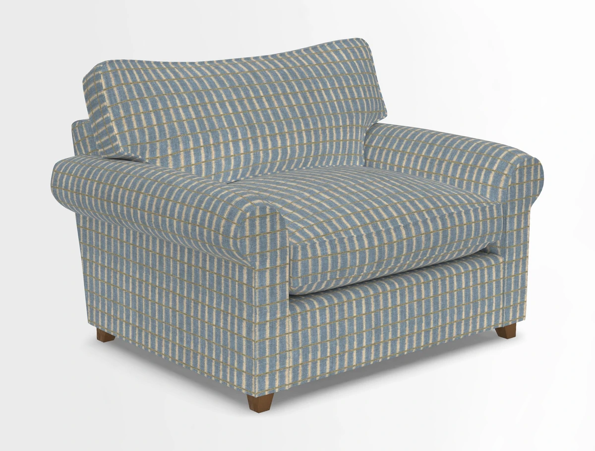Waverley Snuggler Sofa Bed in wo Tone Plain Biscuit