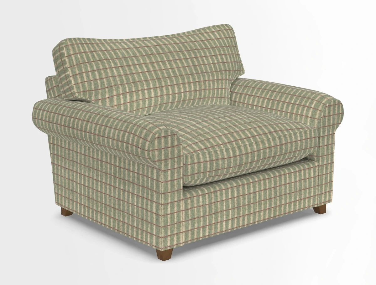 Waverley Snuggler Sofa Bed in wo Tone Plain Biscuit