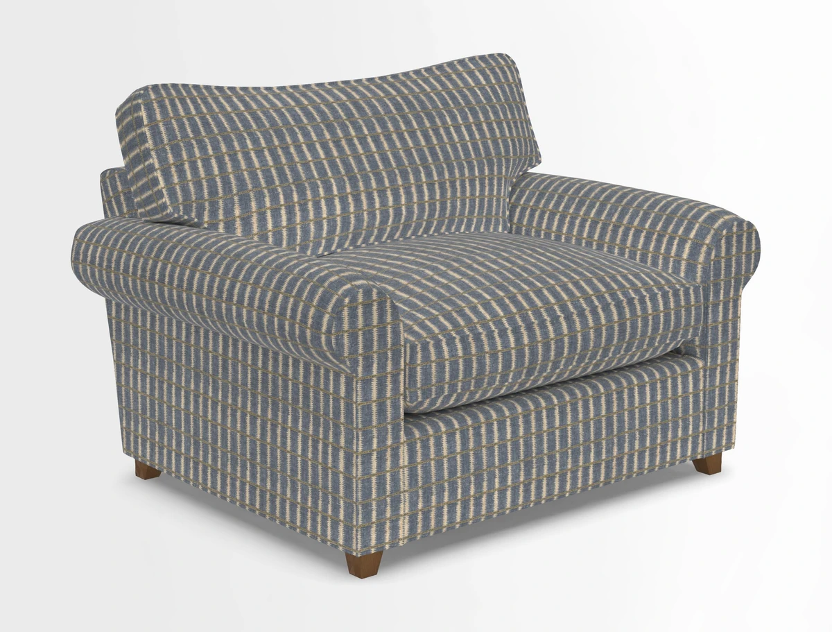 Waverley Snuggler Sofa Bed in wo Tone Plain Biscuit