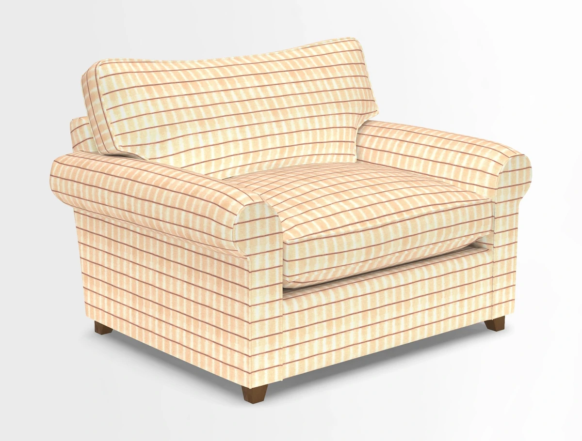 Waverley Snuggler Sofa Bed in wo Tone Plain Biscuit