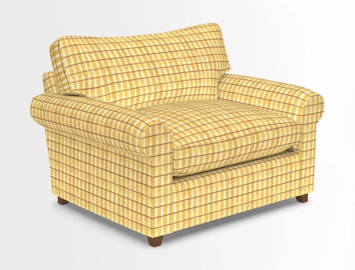Waverley Snuggler Sofa Bed in wo Tone Plain Biscuit