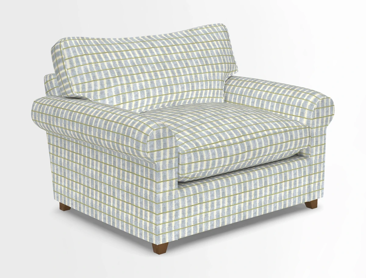 Waverley Snuggler Sofa Bed in wo Tone Plain Biscuit