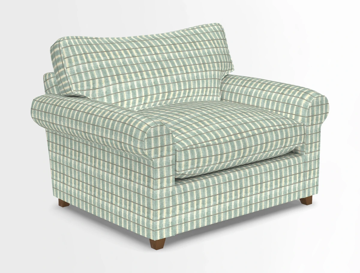 Waverley Snuggler Sofa Bed in wo Tone Plain Biscuit