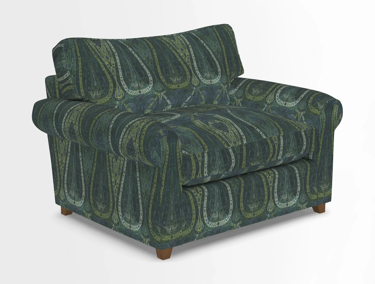 Waverley Snuggler Sofa Bed in wo Tone Plain Biscuit