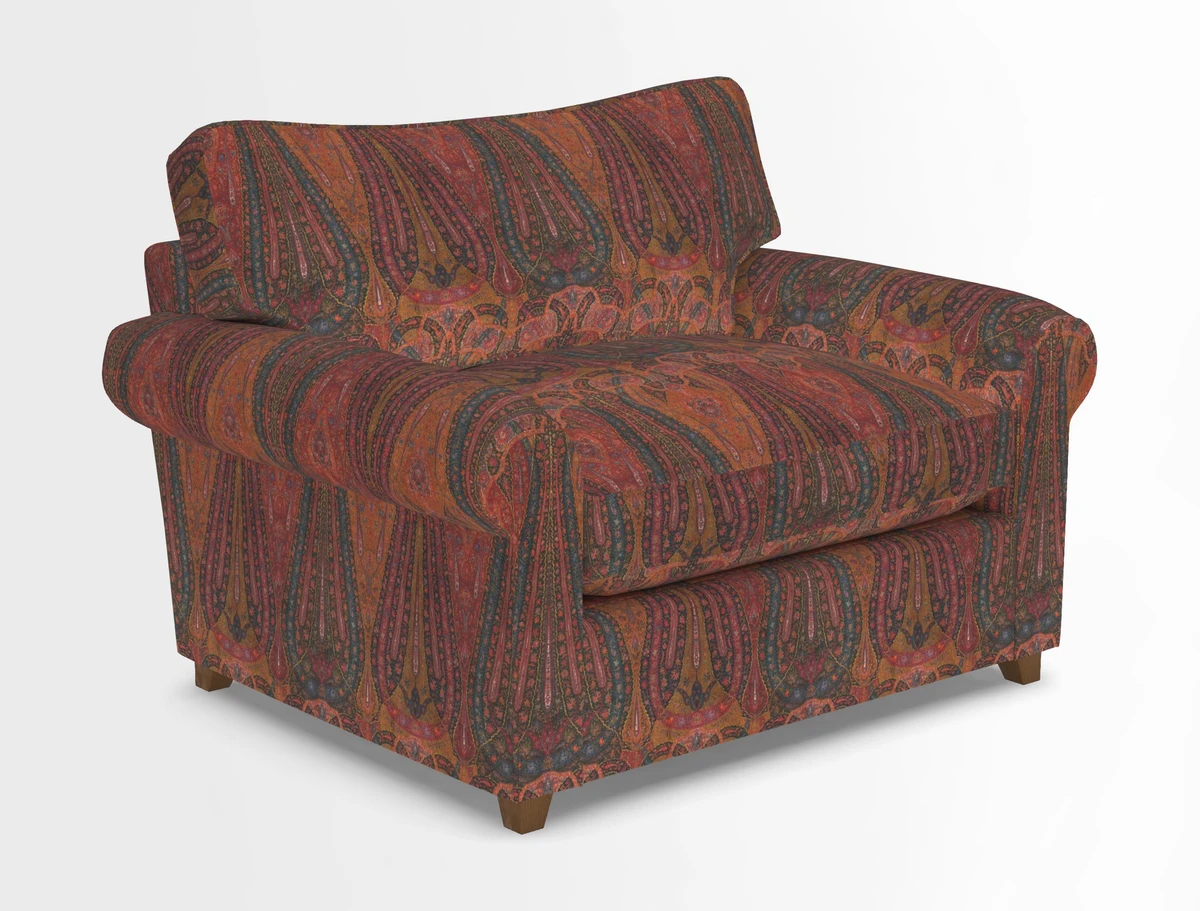 Waverley Snuggler Sofa Bed in wo Tone Plain Biscuit