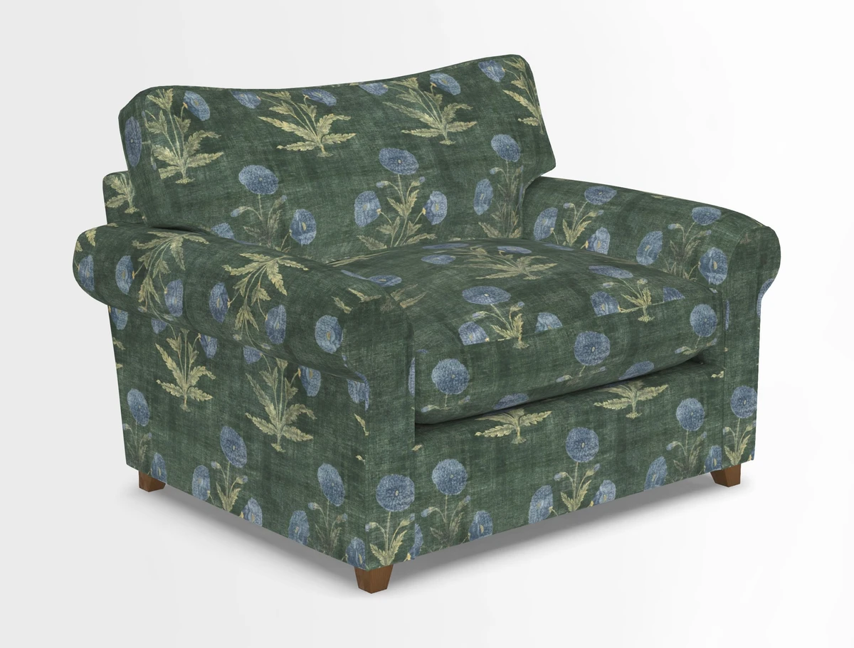 Waverley Snuggler Sofa Bed in wo Tone Plain Biscuit