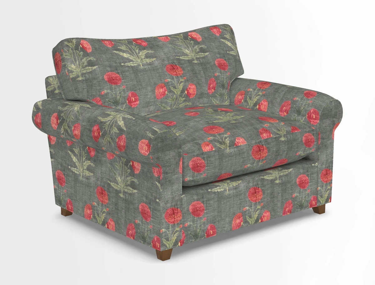Waverley Snuggler Sofa Bed in wo Tone Plain Biscuit