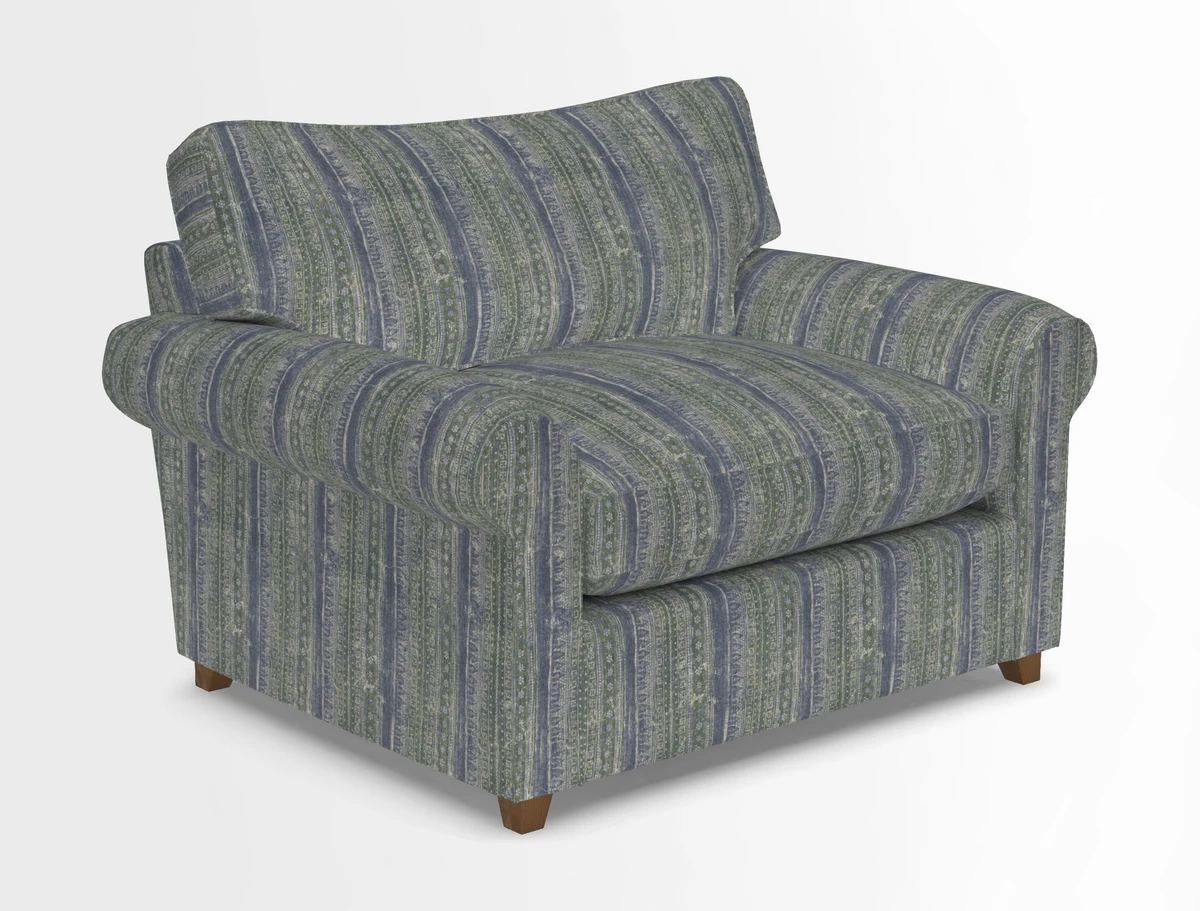 Waverley Snuggler Sofa Bed in wo Tone Plain Biscuit