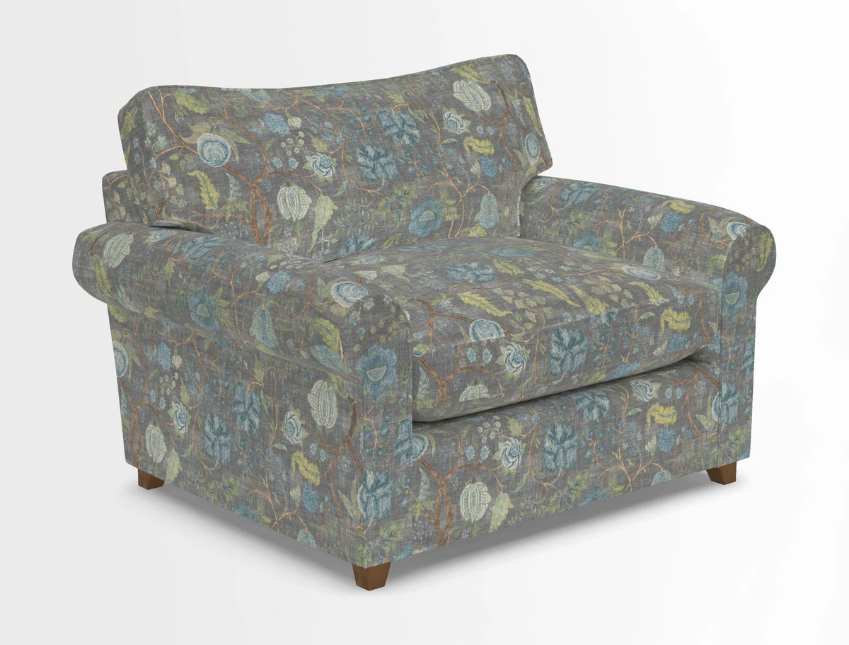 Waverley Snuggler Sofa Bed in wo Tone Plain Biscuit