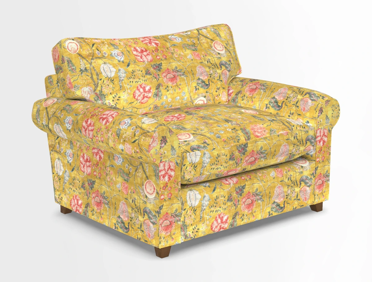 Waverley Snuggler Sofa Bed in wo Tone Plain Biscuit