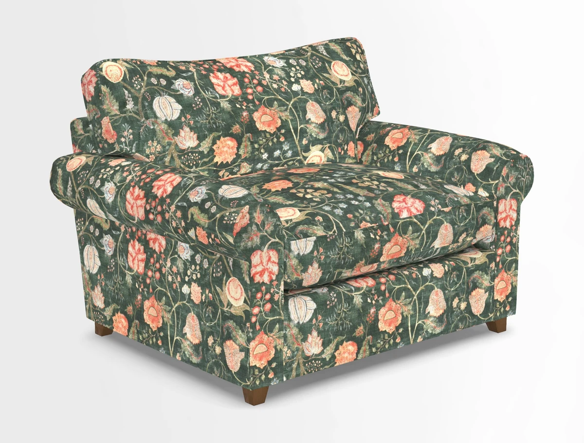 Waverley Snuggler Sofa Bed in wo Tone Plain Biscuit