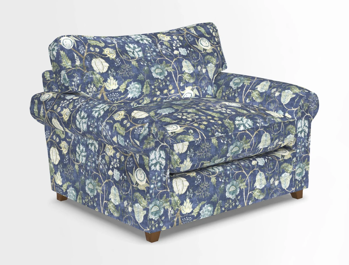 Waverley Snuggler Sofa Bed in wo Tone Plain Biscuit