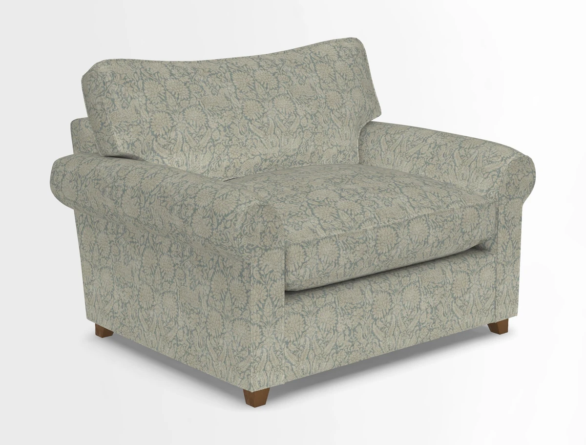 Waverley Snuggler Sofa Bed in wo Tone Plain Biscuit