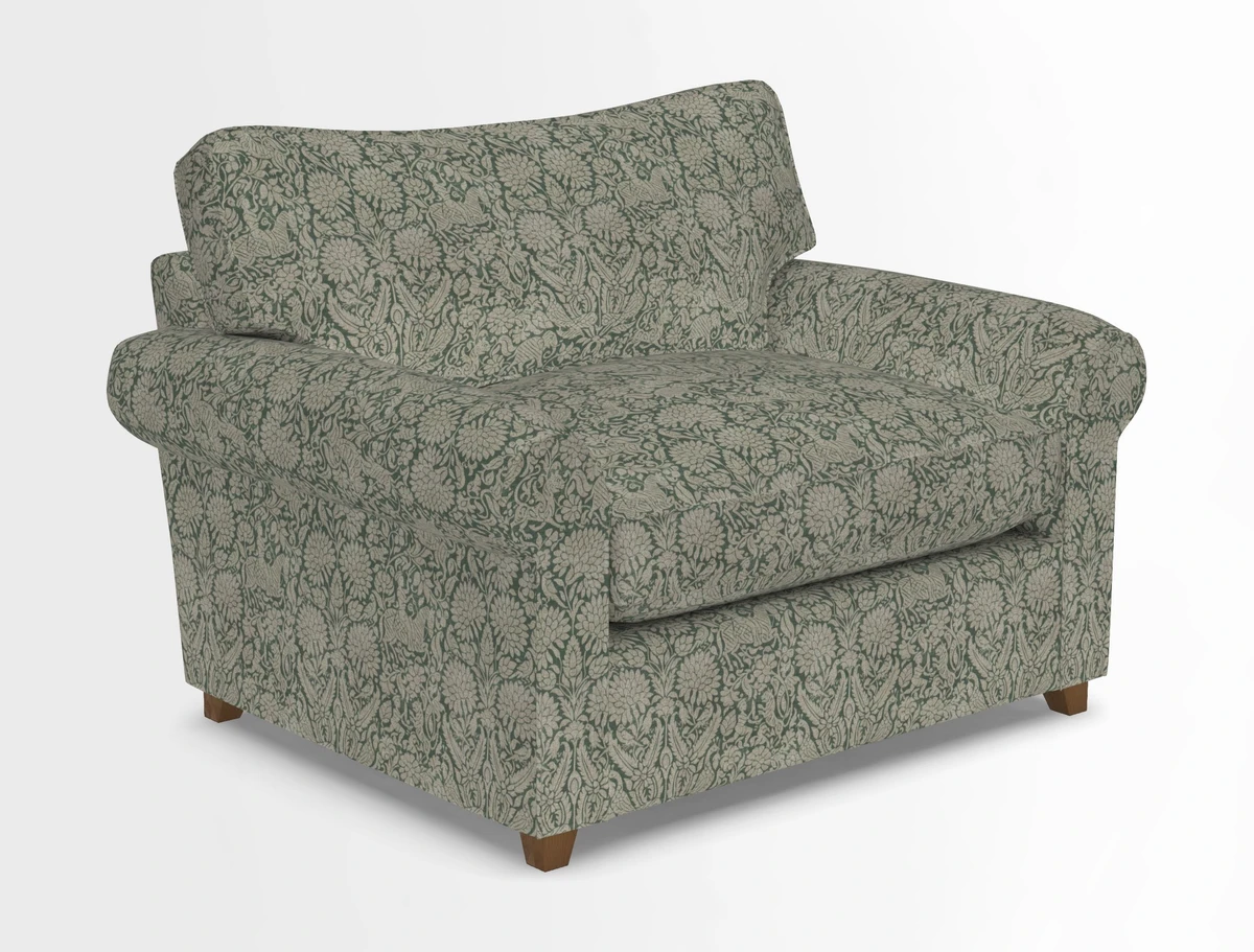 Waverley Snuggler Sofa Bed in wo Tone Plain Biscuit