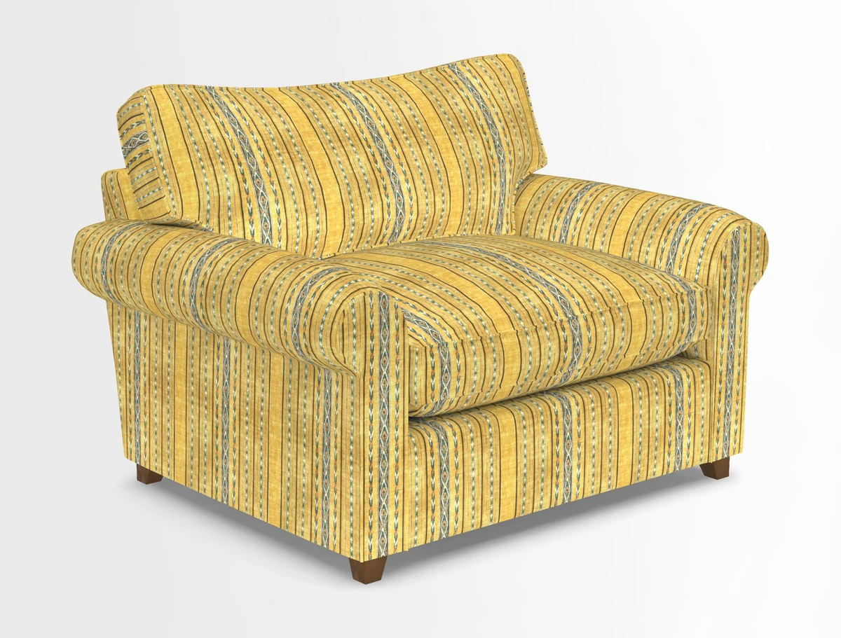 Waverley Snuggler Sofa Bed in wo Tone Plain Biscuit