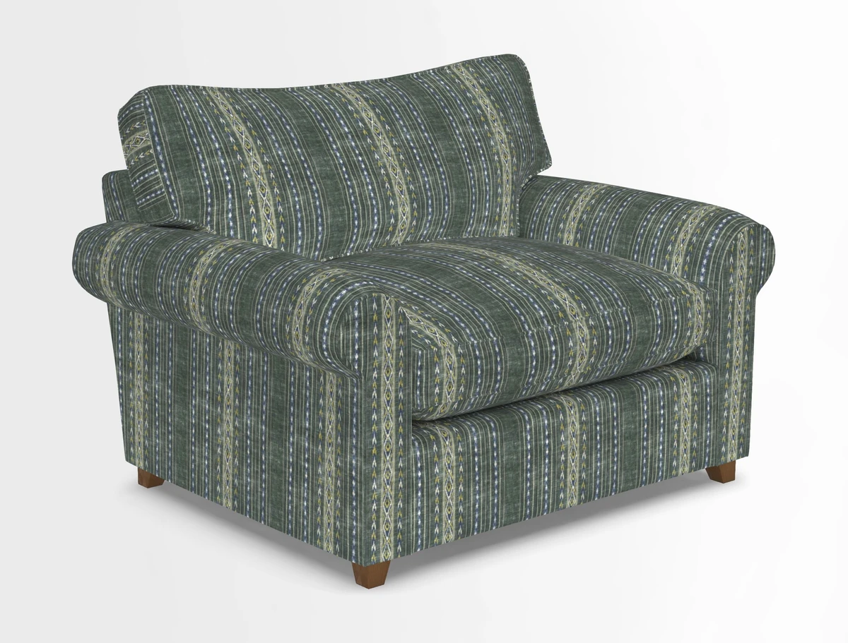 Waverley Snuggler Sofa Bed in wo Tone Plain Biscuit