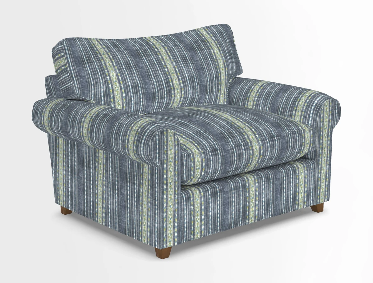 Waverley Snuggler Sofa Bed in wo Tone Plain Biscuit