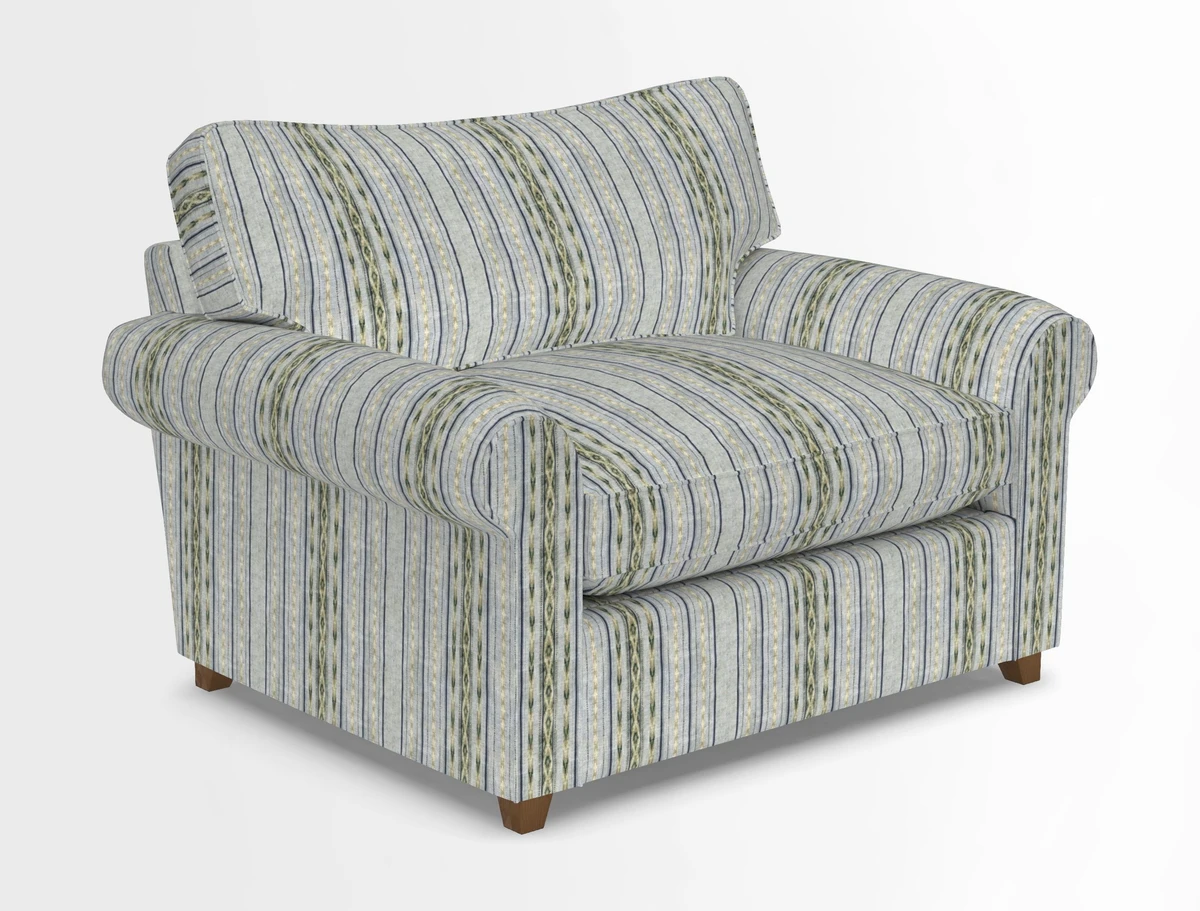 Waverley Snuggler Sofa Bed in wo Tone Plain Biscuit