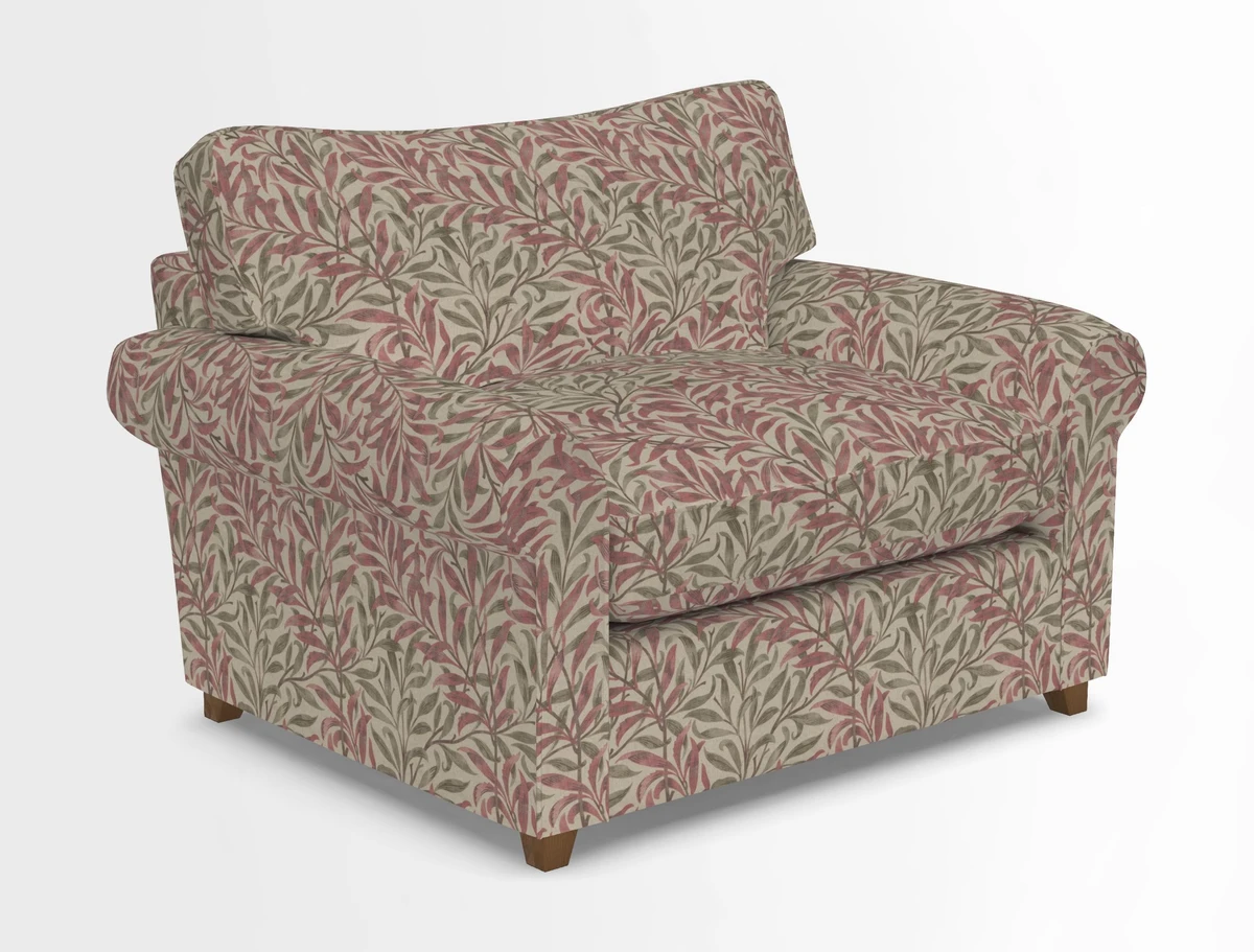 Waverley Snuggler Sofa Bed in wo Tone Plain Biscuit