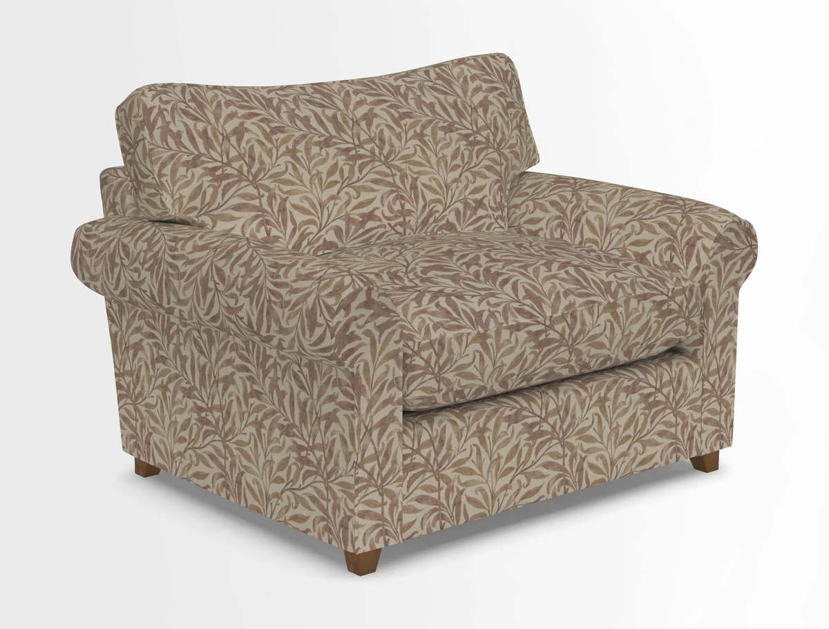 Waverley Snuggler Sofa Bed in wo Tone Plain Biscuit