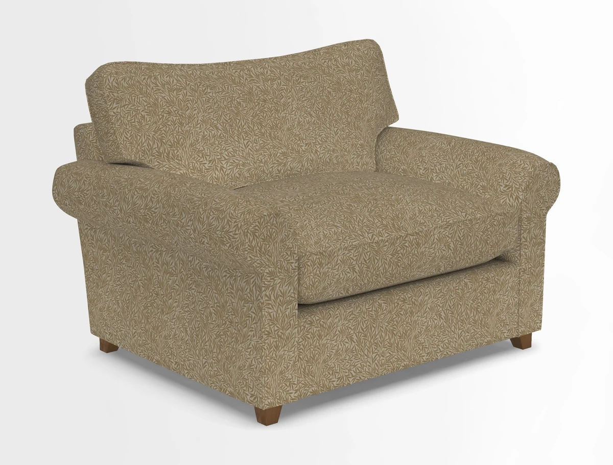 Waverley Snuggler Sofa Bed in wo Tone Plain Biscuit