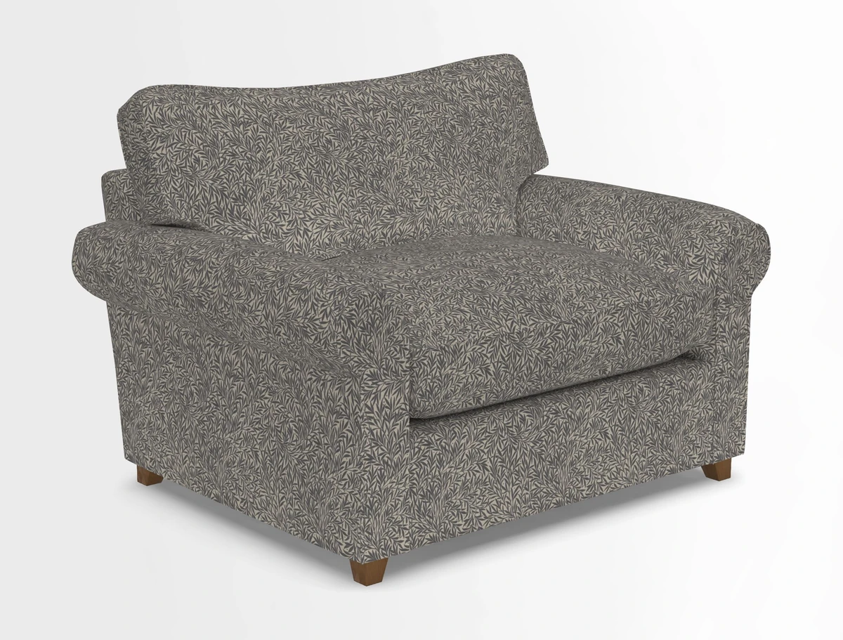 Waverley Snuggler Sofa Bed in wo Tone Plain Biscuit