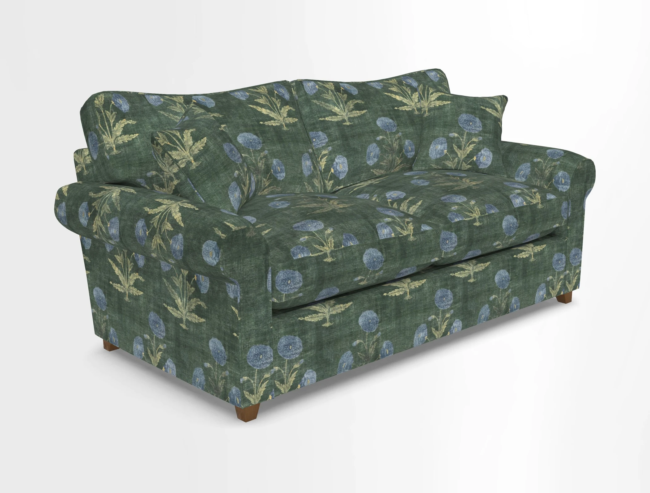 Waverley 3 Seater Sofa Bed in wo Tone Plain Biscuit
