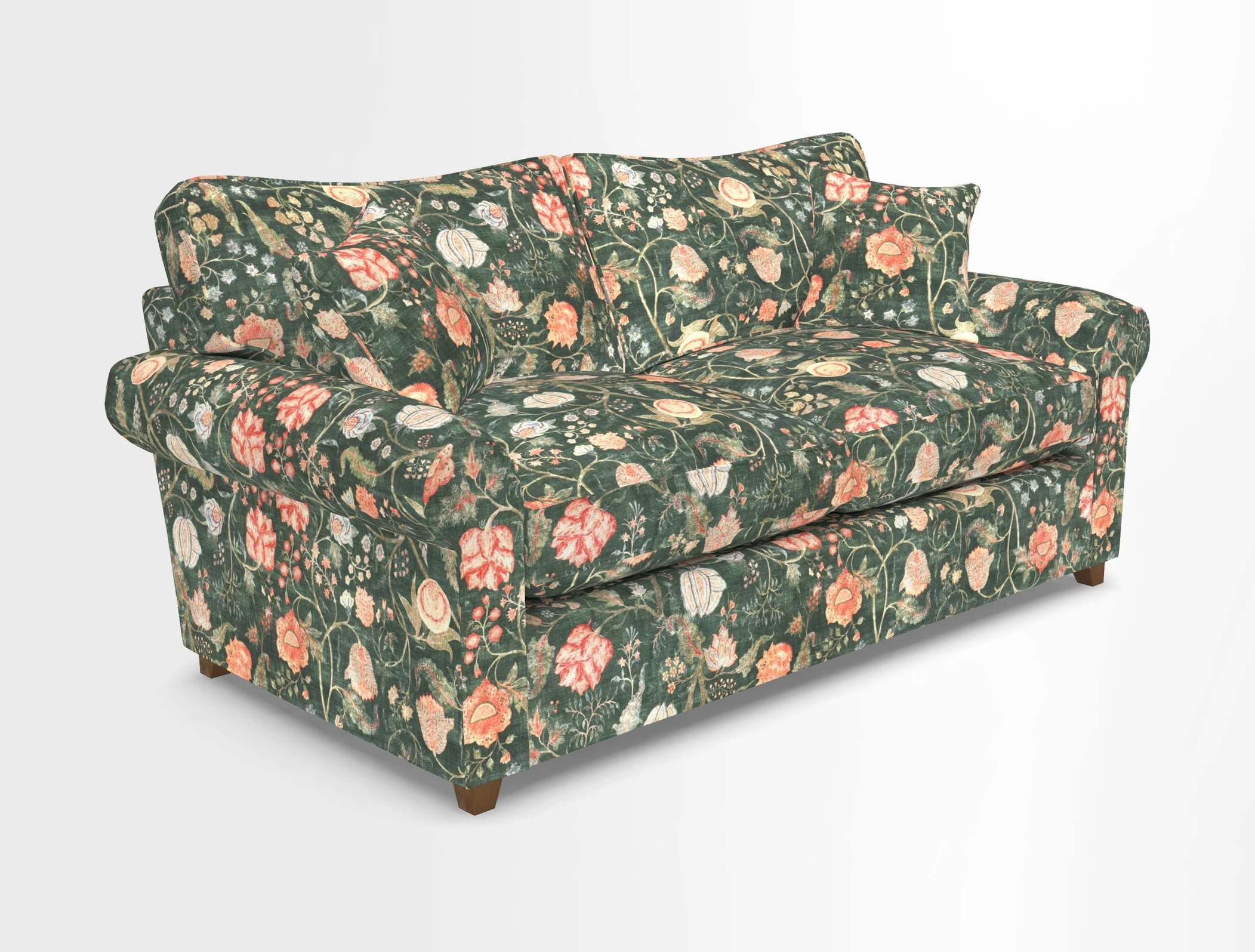 Waverley 3 Seater Sofa Bed in wo Tone Plain Biscuit